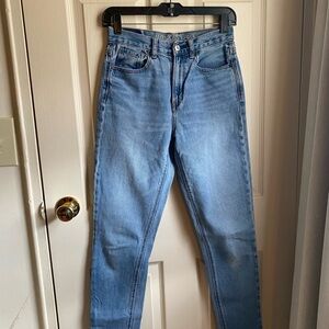 American Eagle Blue Women's Mom Jeans